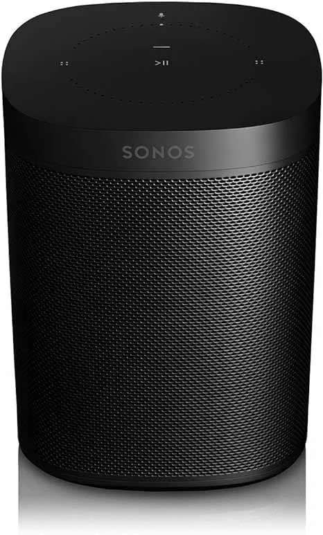 Sonos One Gen 2 Bluetooth speaker in black compatible with macbook pro