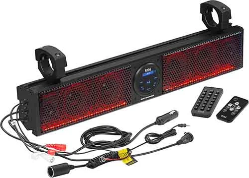 BOSS Audio Systems BRT26RGB in black with LEDs and remote controls