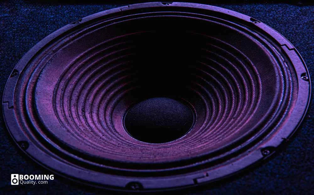 How to test a subwoofer. Woofer with purple hue