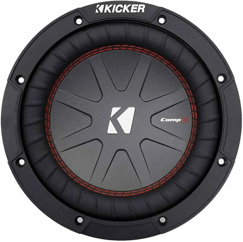Kicker Subwoofer with red stiching for car